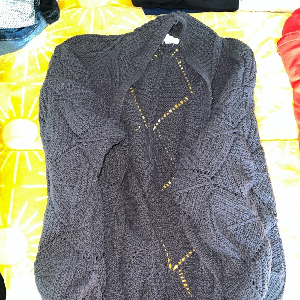 Soft Black Cardigan
